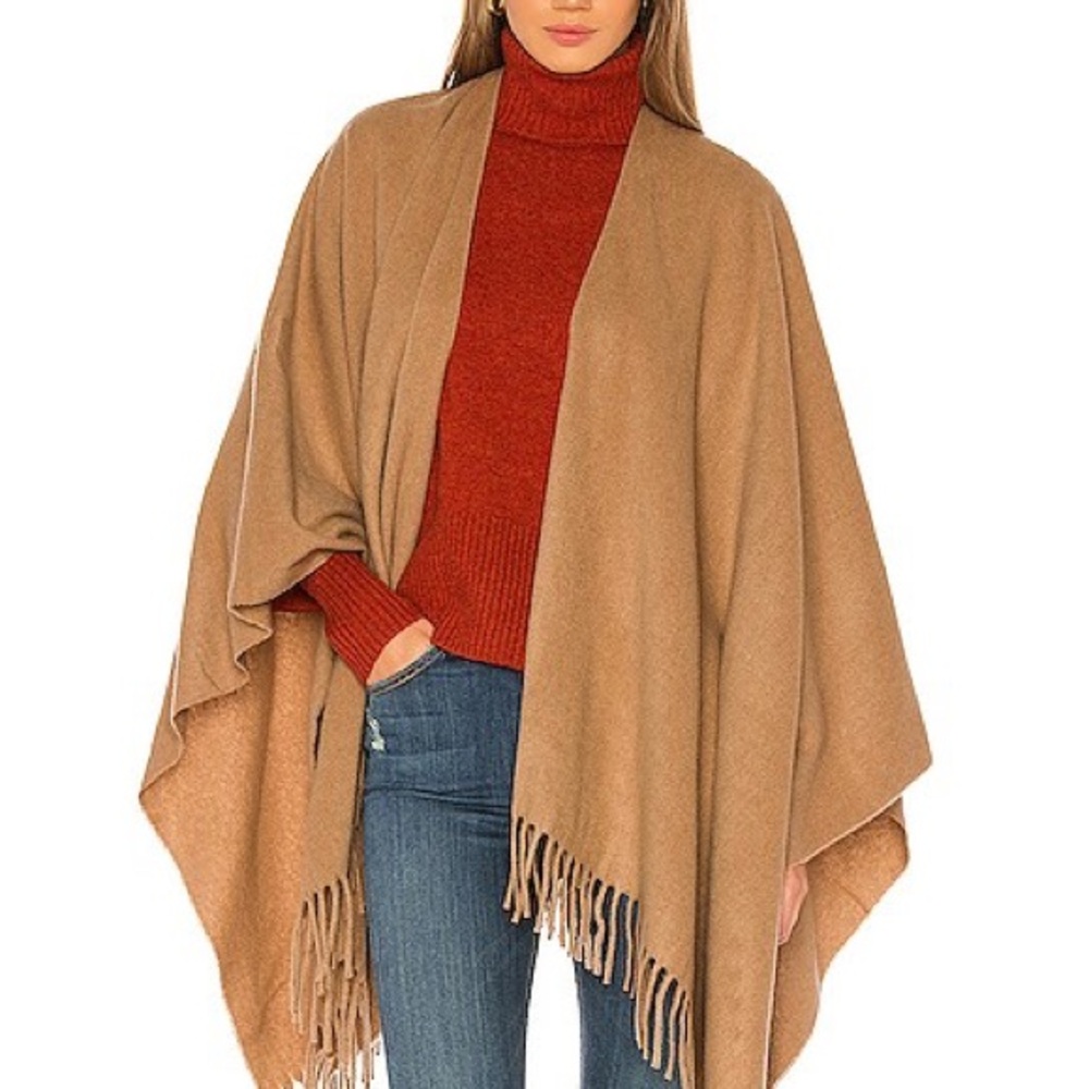 Woman Within Women's Plus Size Fringed Cape - Picture 1 of 2
